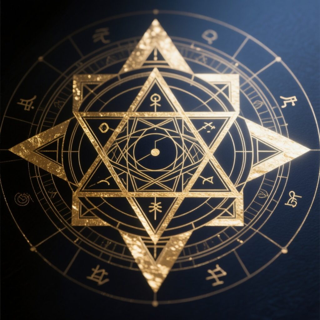 daksh sharma kundli chart or yantra graphic with gold accents and soft light 42657fcb 00ce 4f3b 8576 e0cbfcf7e366